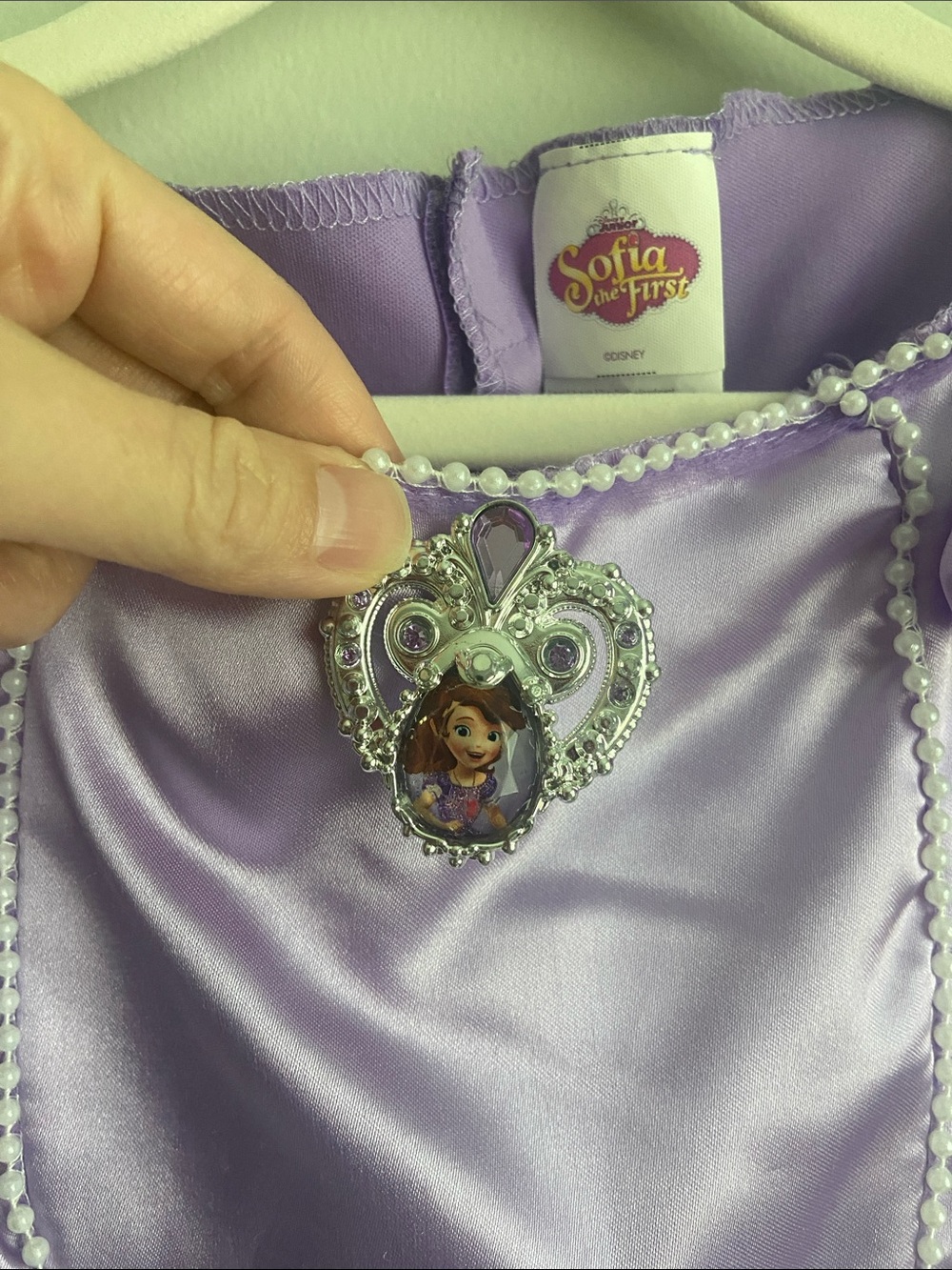 Disney Lavender Sofia the First Girls' Princess Dress Costume 3T-4t - Picture 2 of 8